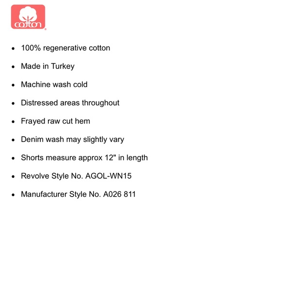 AGOLDE - Park Vintage Cut Off Shorts - Picture 7 of 7